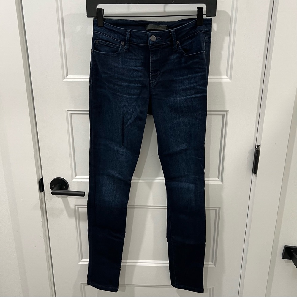 Joe’s dark wash skinny jeans